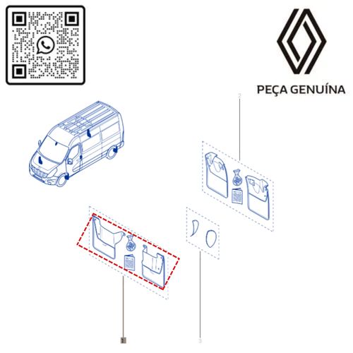 RN 02184R 638502184R Conjunto Asa Frontal Master 2.3 2013 em diante 4